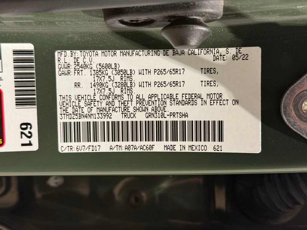 Certified 2022 Toyota Tacoma TRD Sport image 28