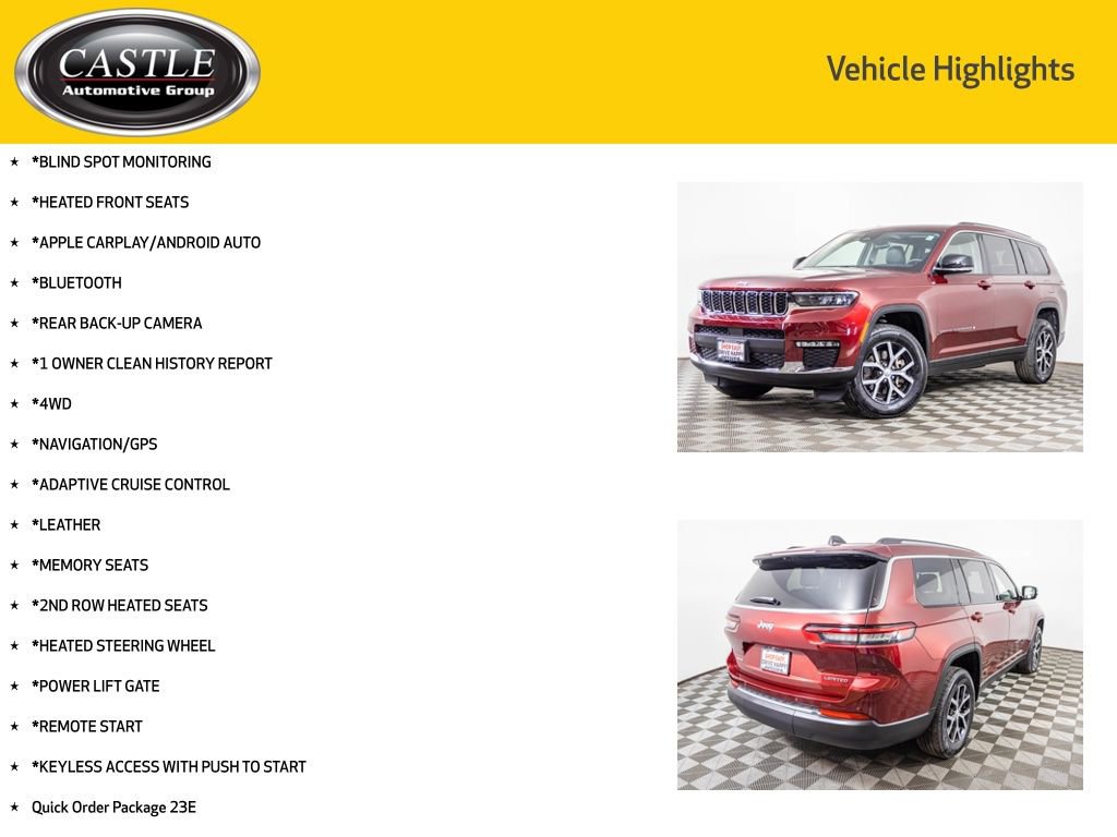 Used 2023 Jeep Grand Cherokee L Limited image 3