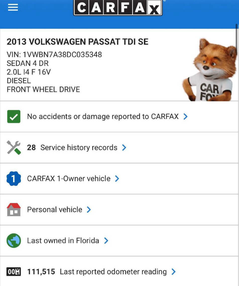 Used 2013 Volkswagen Passat TDI SE FWD image 17