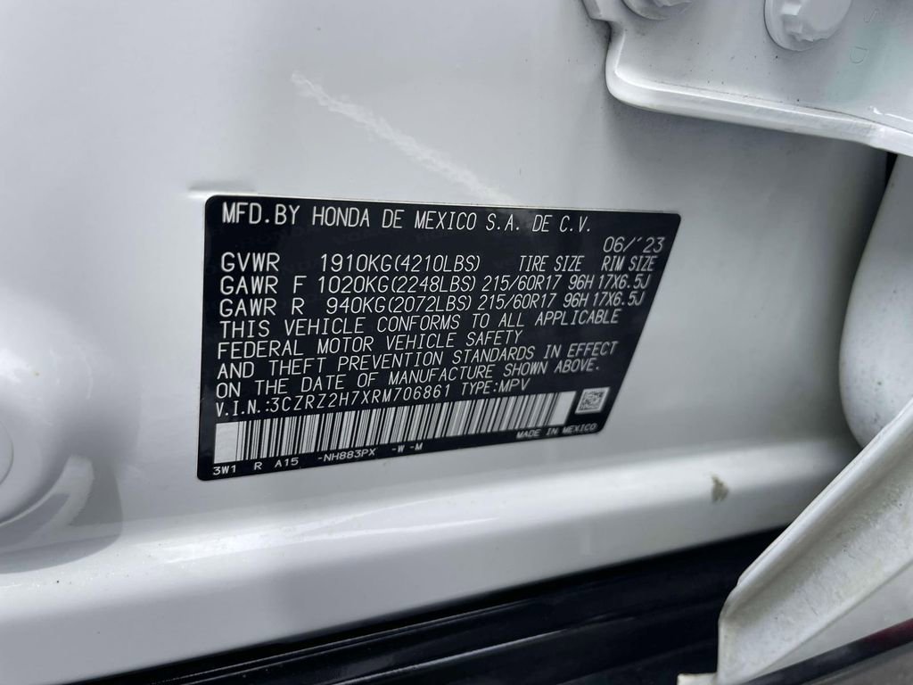 Certified 2024 Honda HR-V EX-L image 19