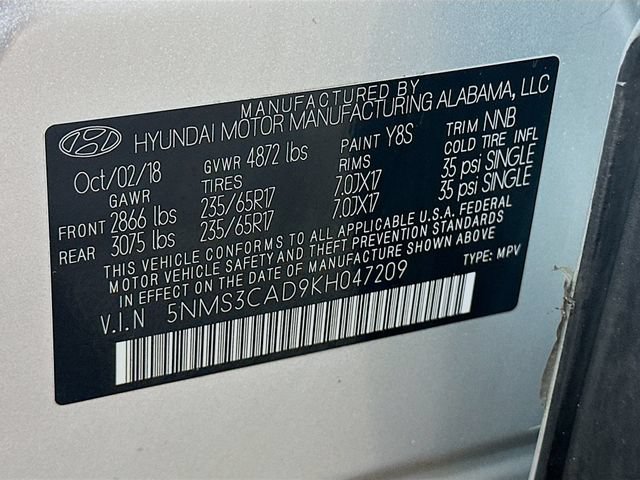 Used 2019 Hyundai Santa Fe SEL AWD/4WD image 36