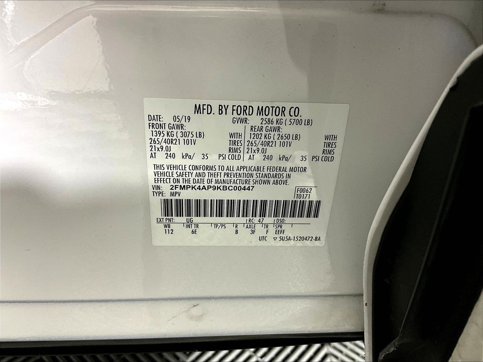 Used 2019 Ford Edge ST w/ Equipment Group 401A AWD/4WD image 19