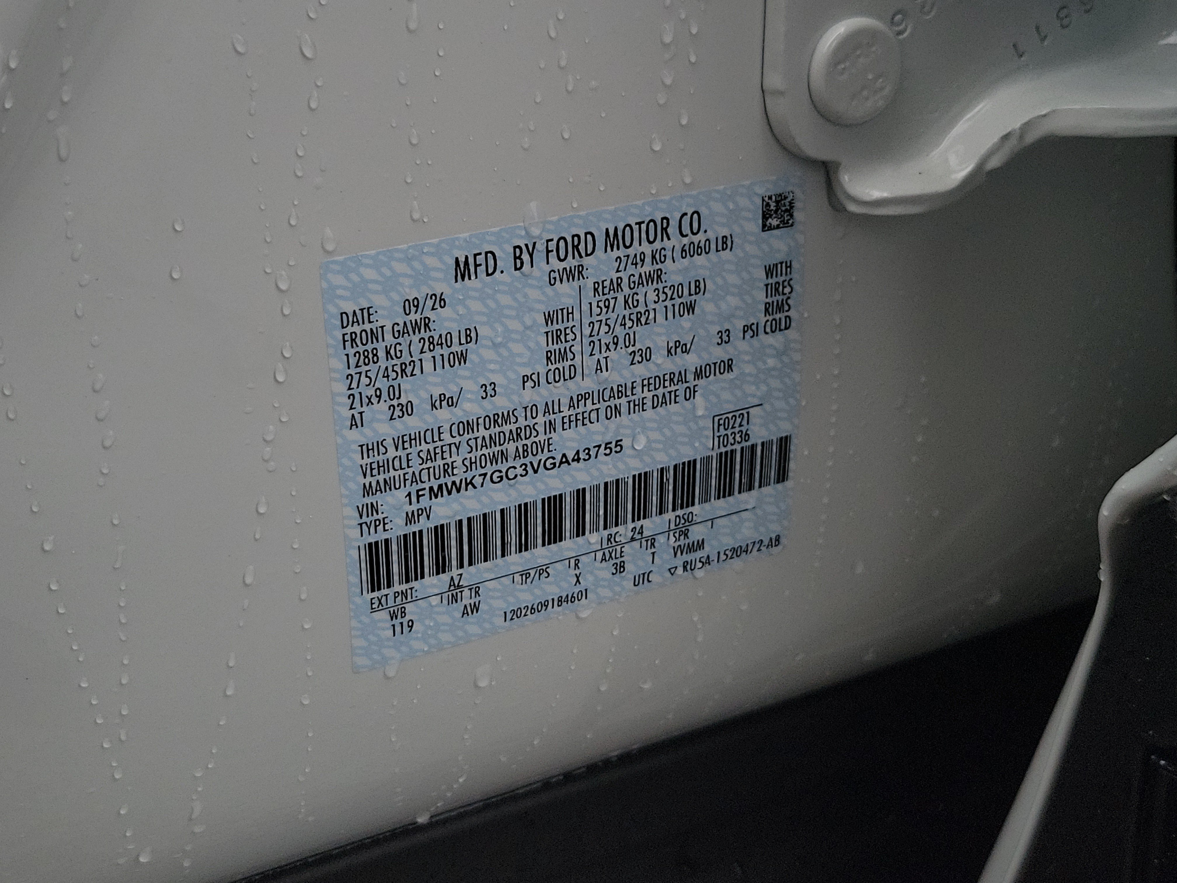 New 2027 Ford Explorer ST w/ Sun And Sound Package RWD image 33