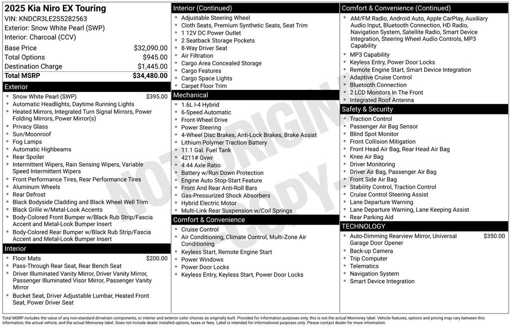 New 2025 Kia Niro EX Touring image 4