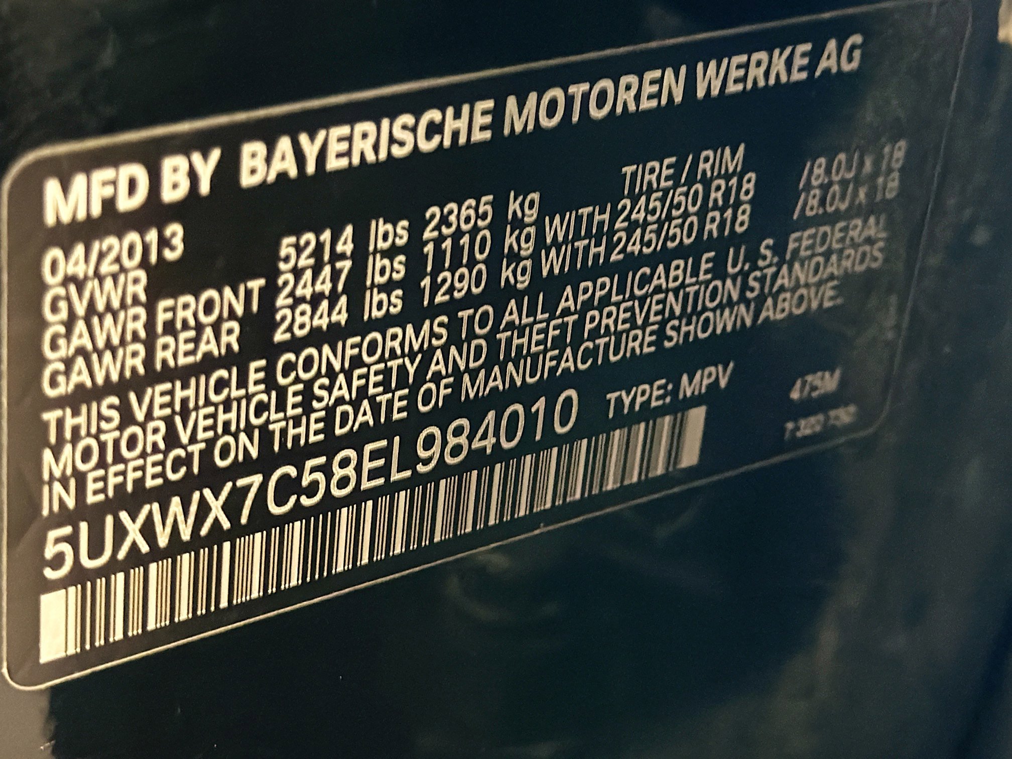 Used 2014 BMW X3 xDrive35i AWD/4WD image 12