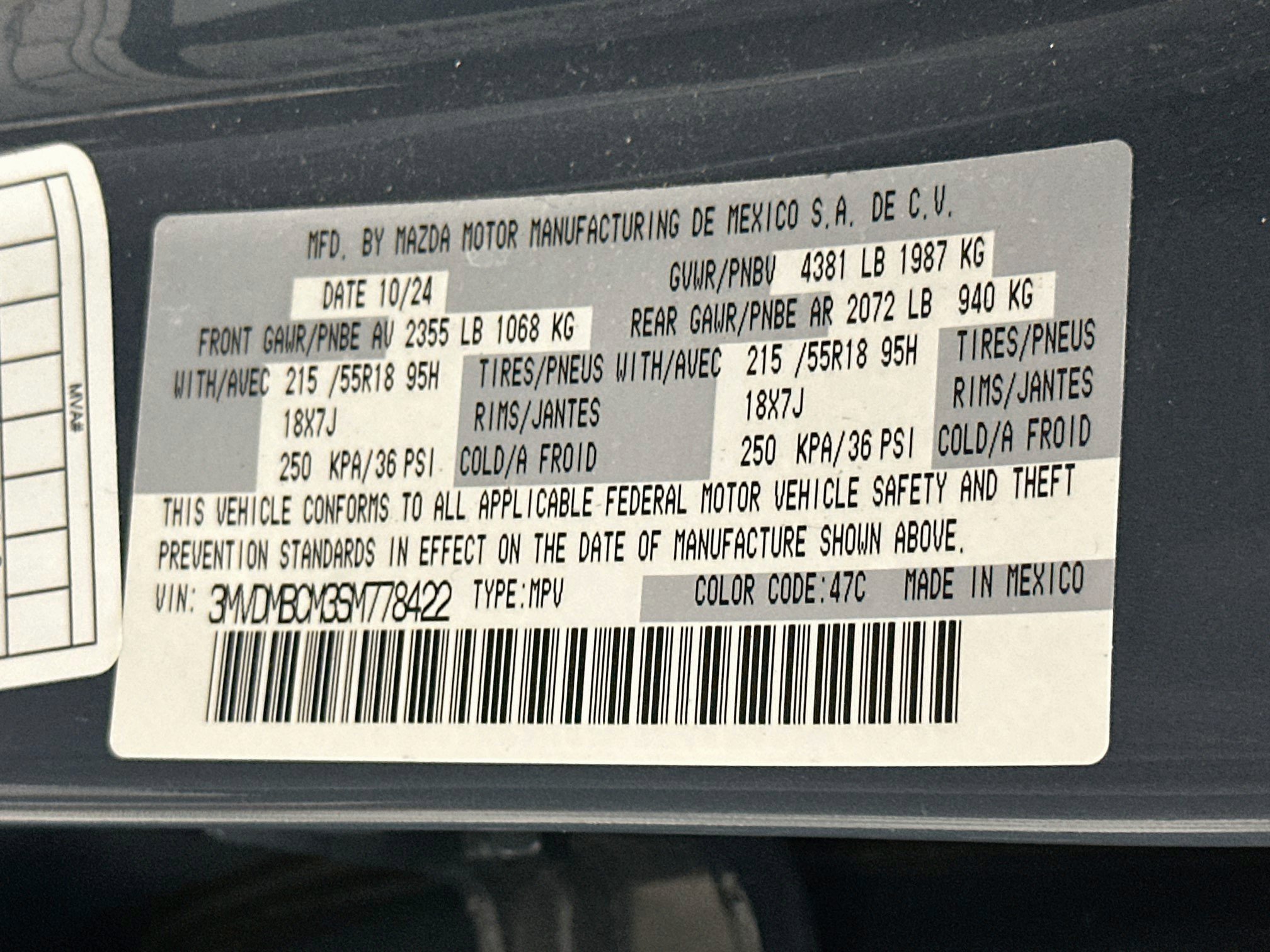 Used 2025 MAZDA CX-30 AWD 2.5 S w/ Preferred Package image 12