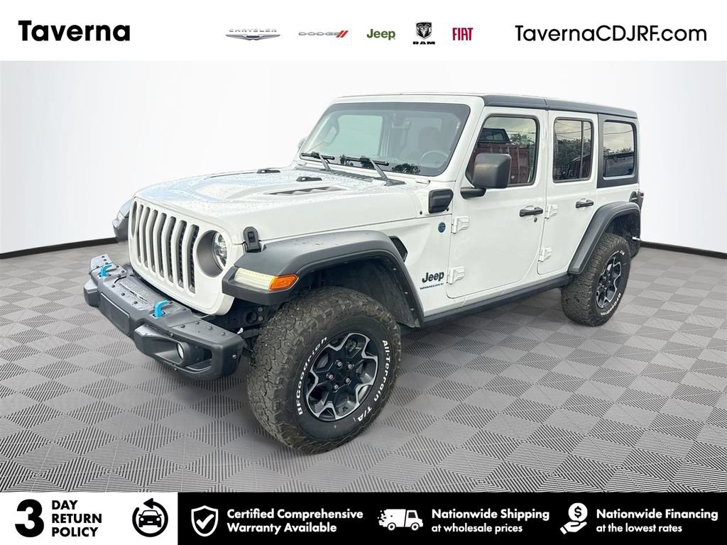 Used 2023 Jeep Wrangler Unlimited Rubicon 4xe w/ Steel Bumper Group