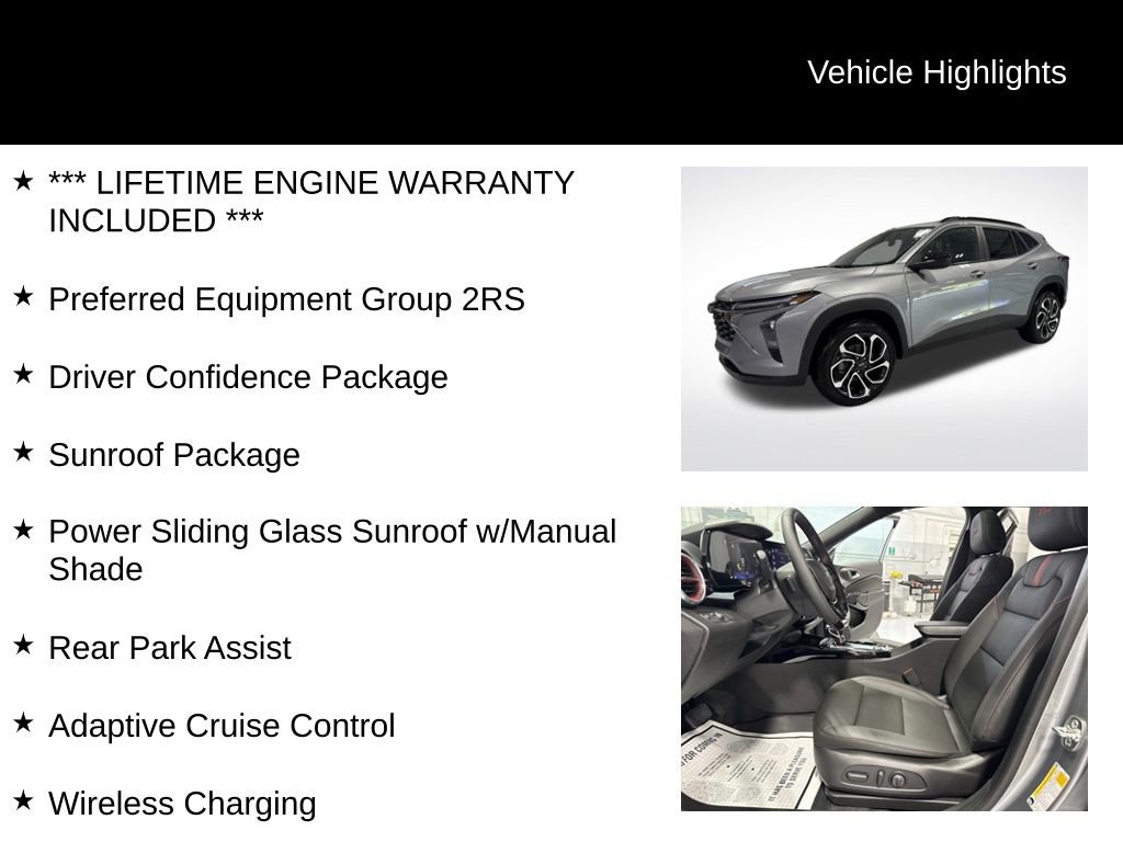 New 2026 Chevrolet Trax RS w/ Sunroof Package image 2