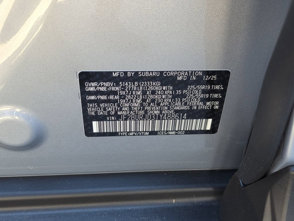 New 2026 Subaru Outback Touring XT AWD/4WD image 33