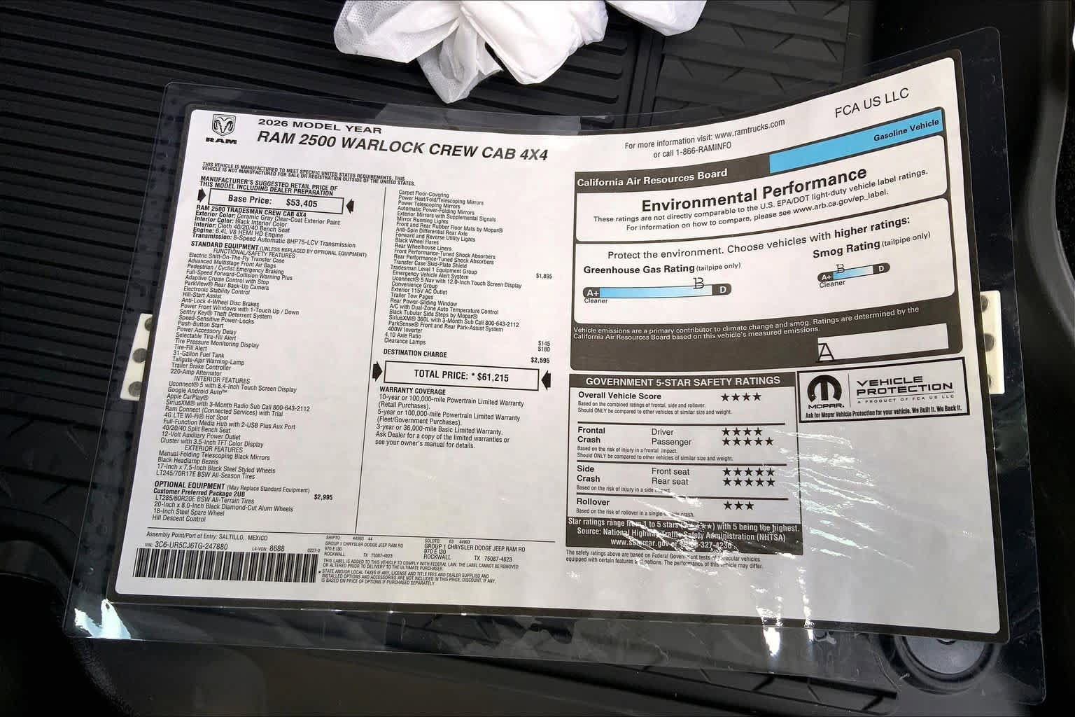 New 2026 RAM 2500 Warlock AWD/4WD image 18