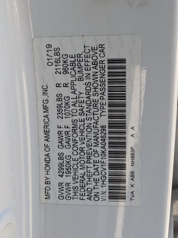 Used 2019 Honda Accord LX image 16