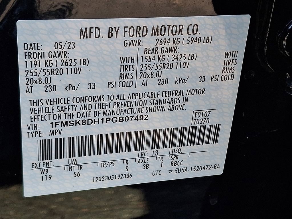Certified 2023 Ford Explorer XLT w/ Equipment Group 202A image 29