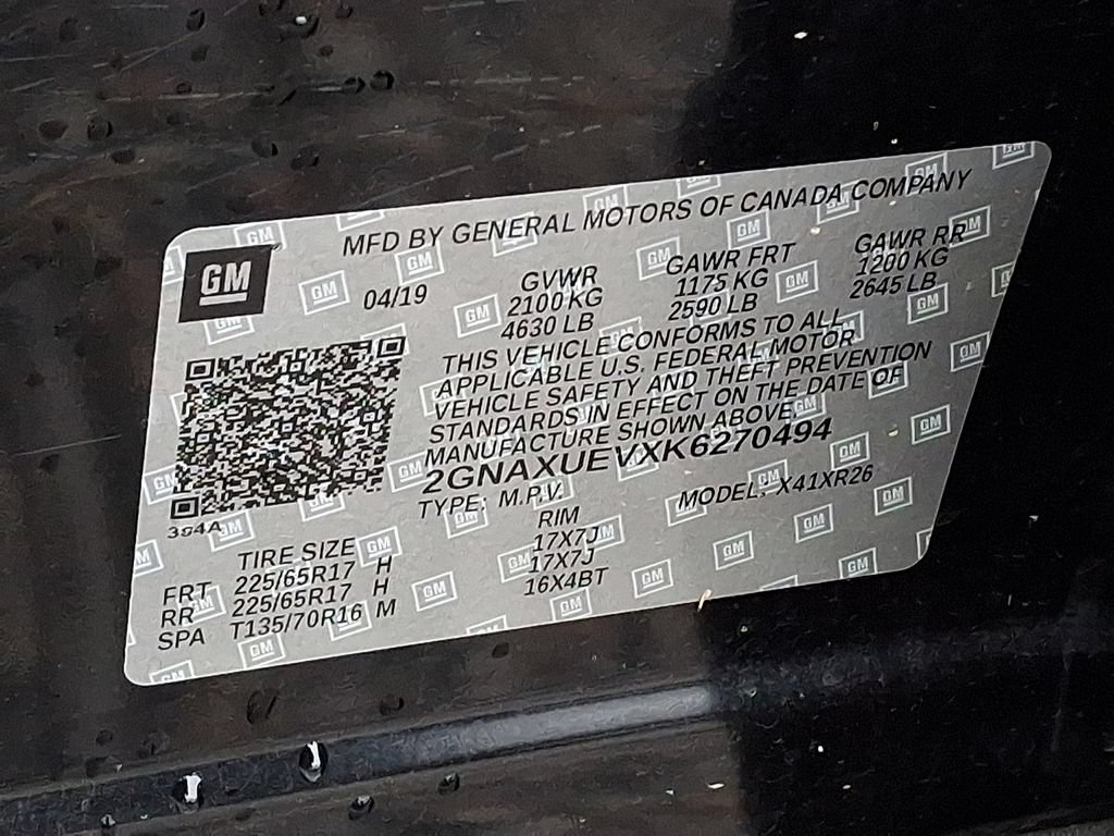 Used 2019 Chevrolet Equinox LT AWD/4WD image 34