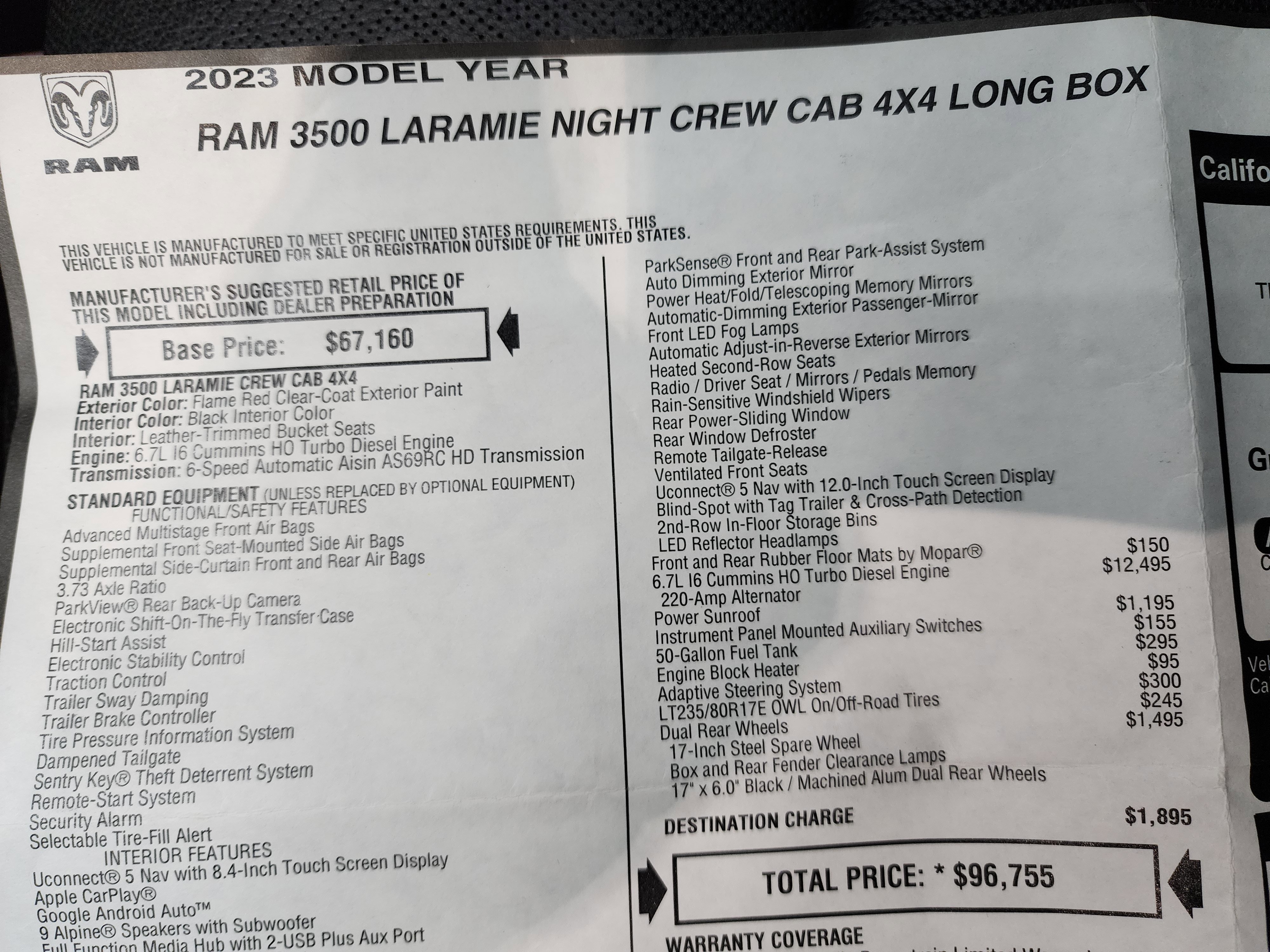 Used 2023 RAM 3500 Laramie image 52