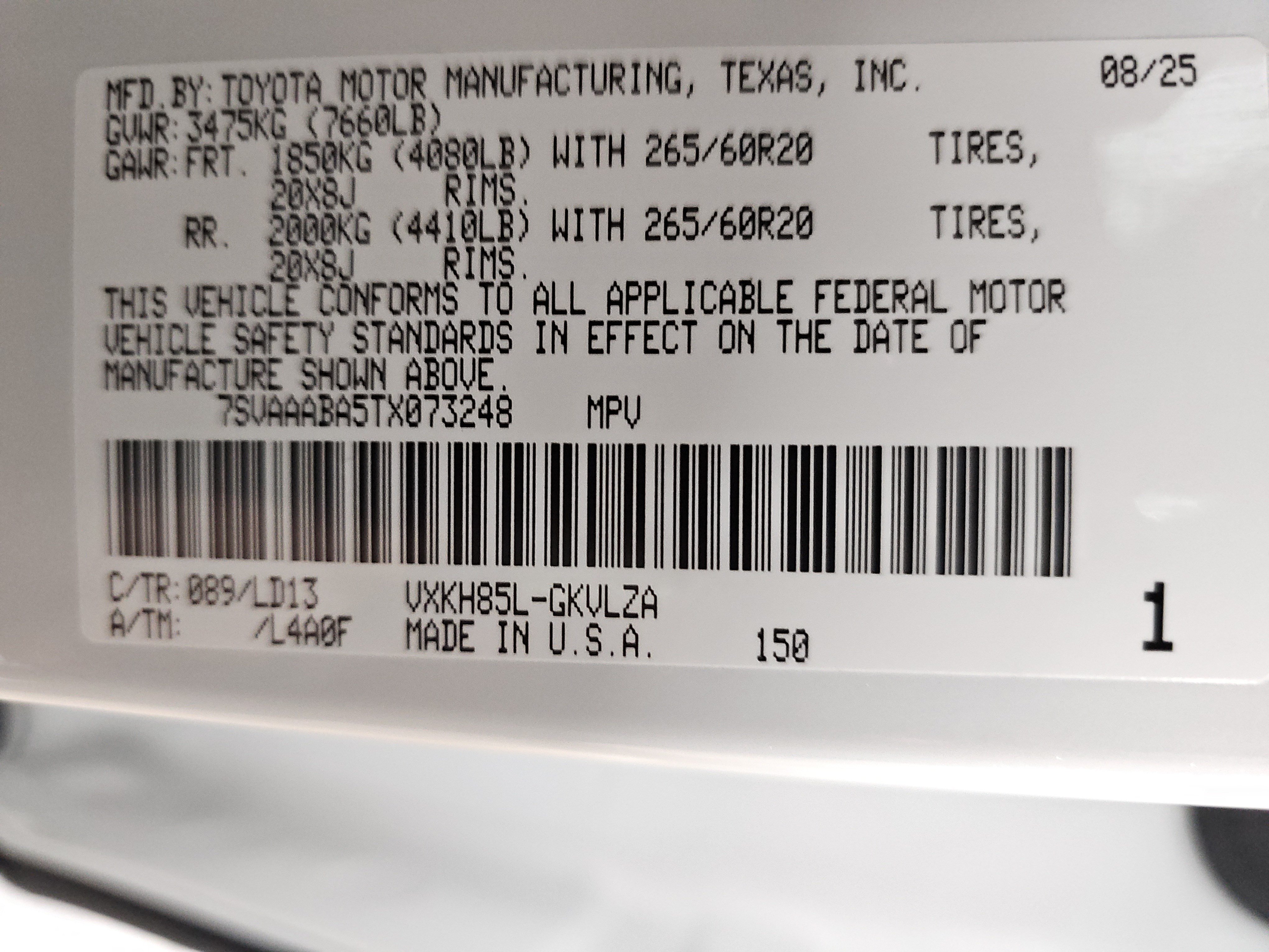 Used 2026 Toyota Sequoia Limited AWD/4WD image 34