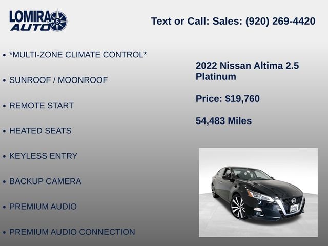 Used 2022 Nissan Altima 2.5 Platinum AWD/4WD image 14