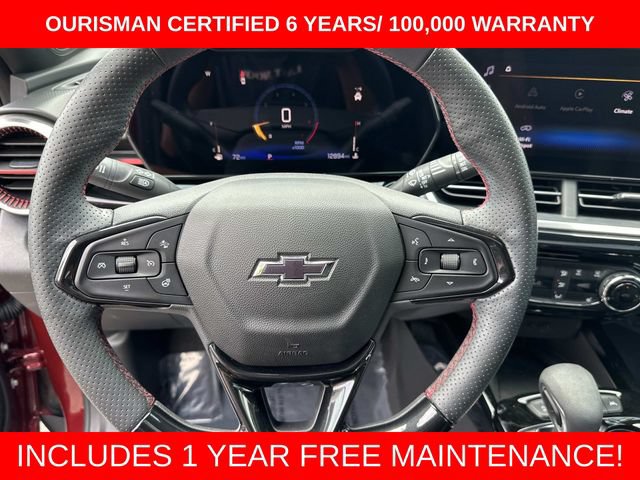 Used 2025 Chevrolet Trax RS w/ Sunroof Package FWD image 26