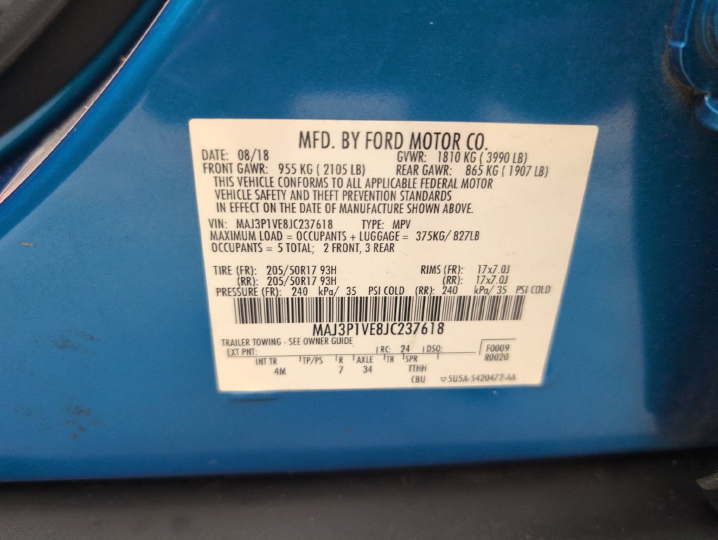 Used 2018 Ford EcoSport Titanium FWD image 42