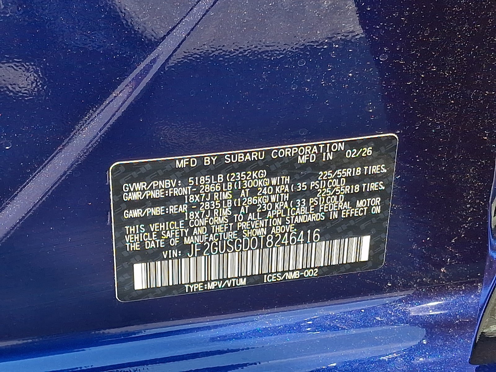 New 2026 Subaru Crosstrek 2.5i Sport AWD/4WD image 20