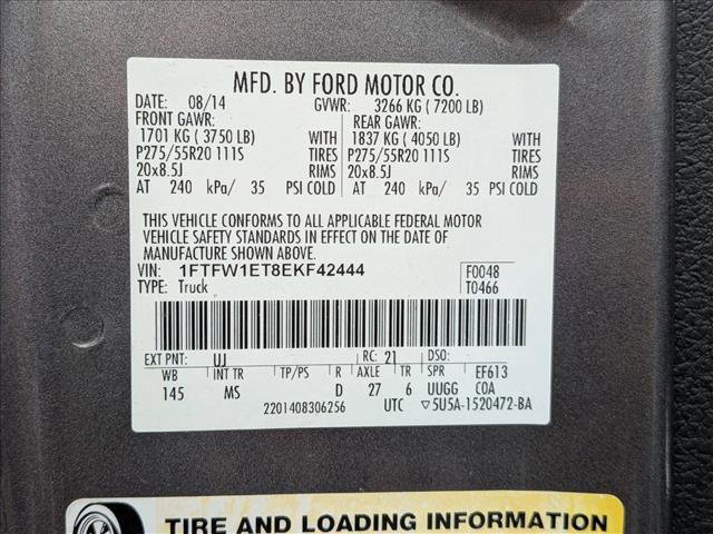 Used 2014 Ford F150 XLT w/ Equipment Group 302A Luxury AWD/4WD image 20