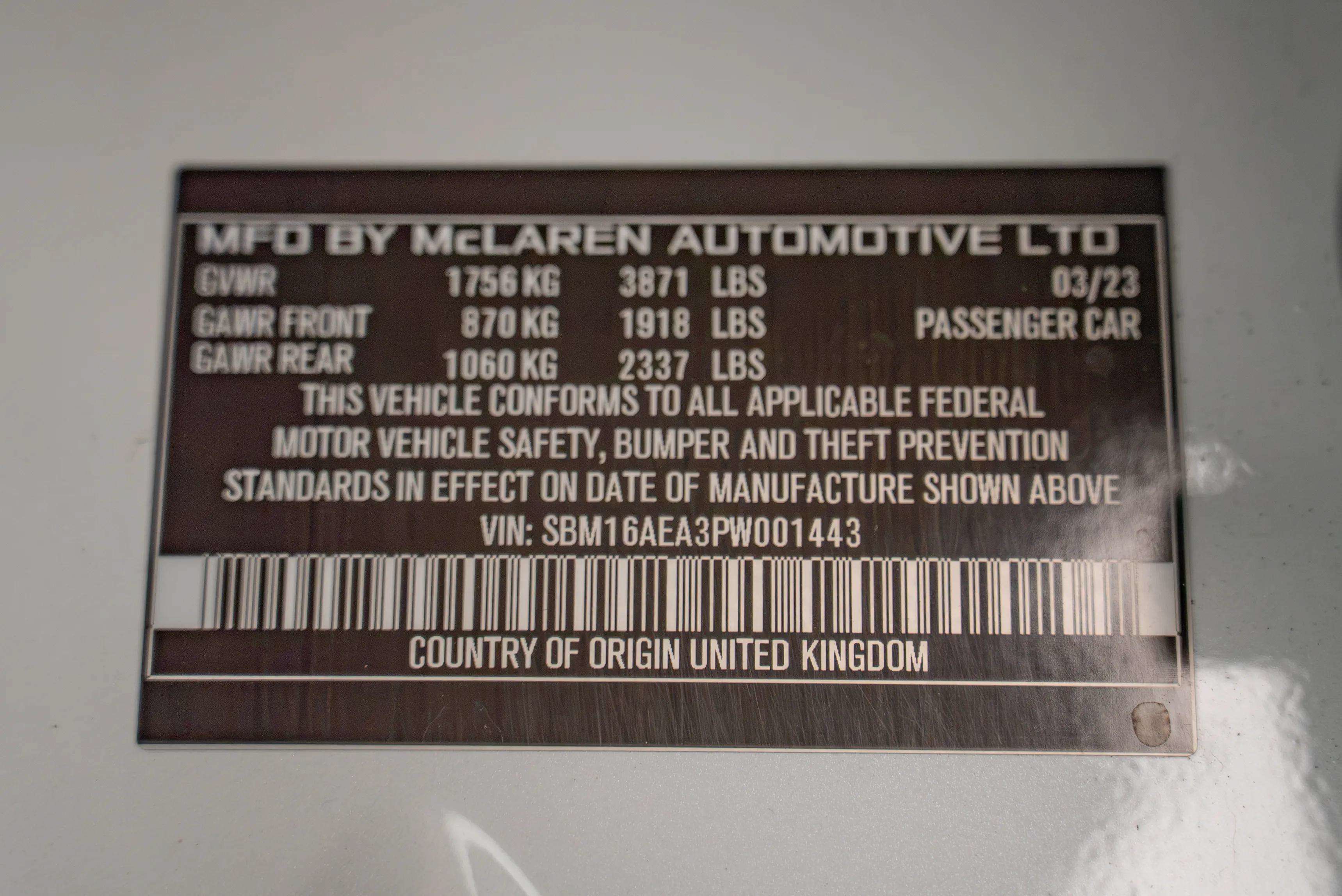 Used 2023 McLaren Artura RWD image 36