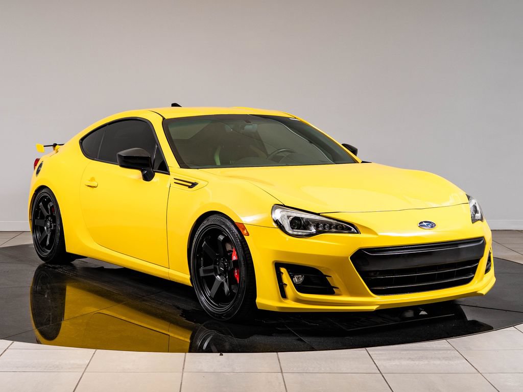 Used 2017 Subaru BRZ Series.Yellow RWD image 12