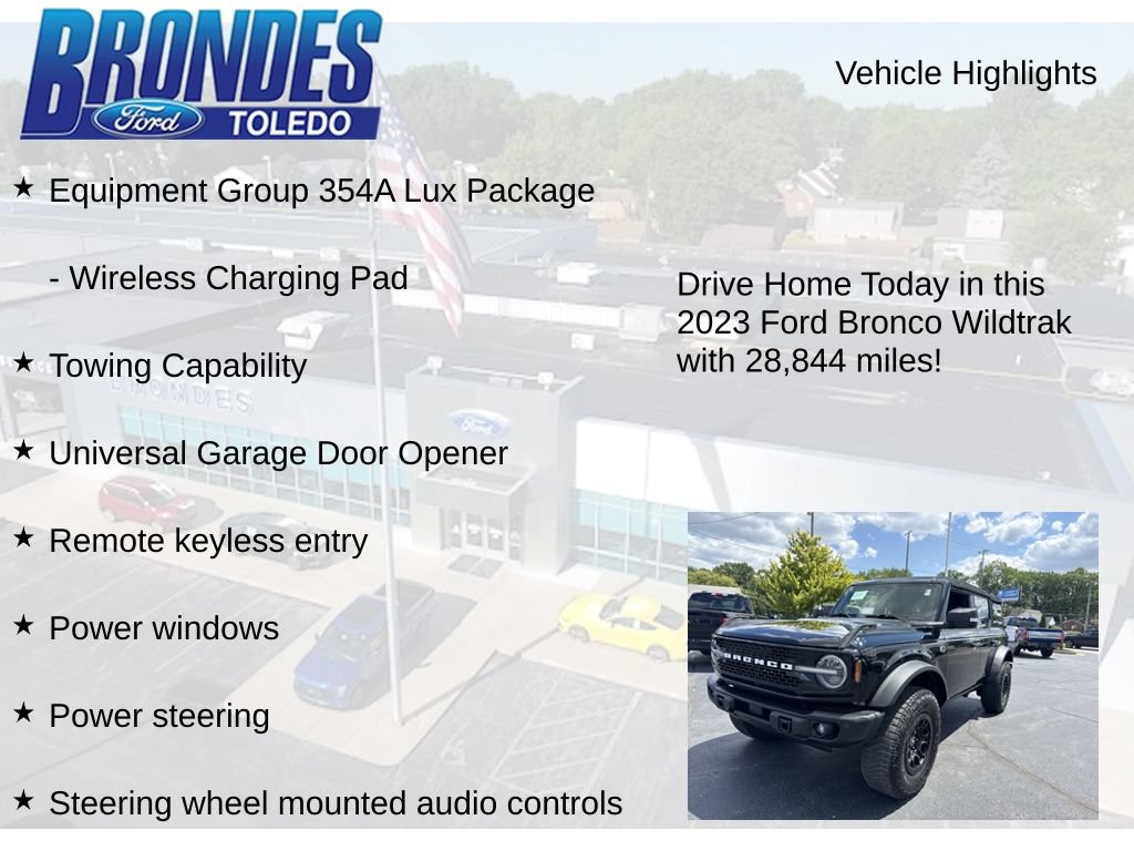 Used 2023 Ford Bronco Wildtrak AWD/4WD image 16