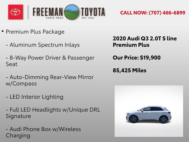 Used 2020 Audi Q3 2.0T Premium Plus w/ Premium Plus Package AWD/4WD image 9