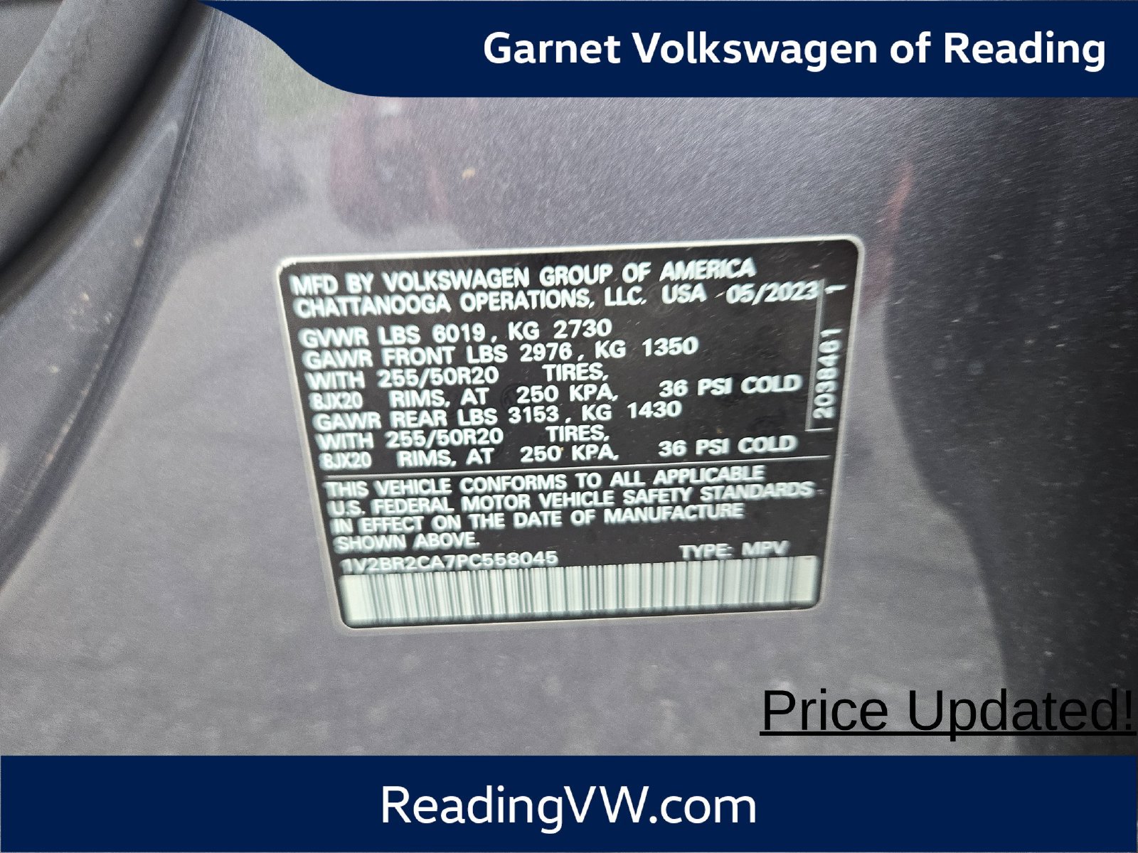 Used 2023 Volkswagen Atlas SEL AWD/4WD image 29