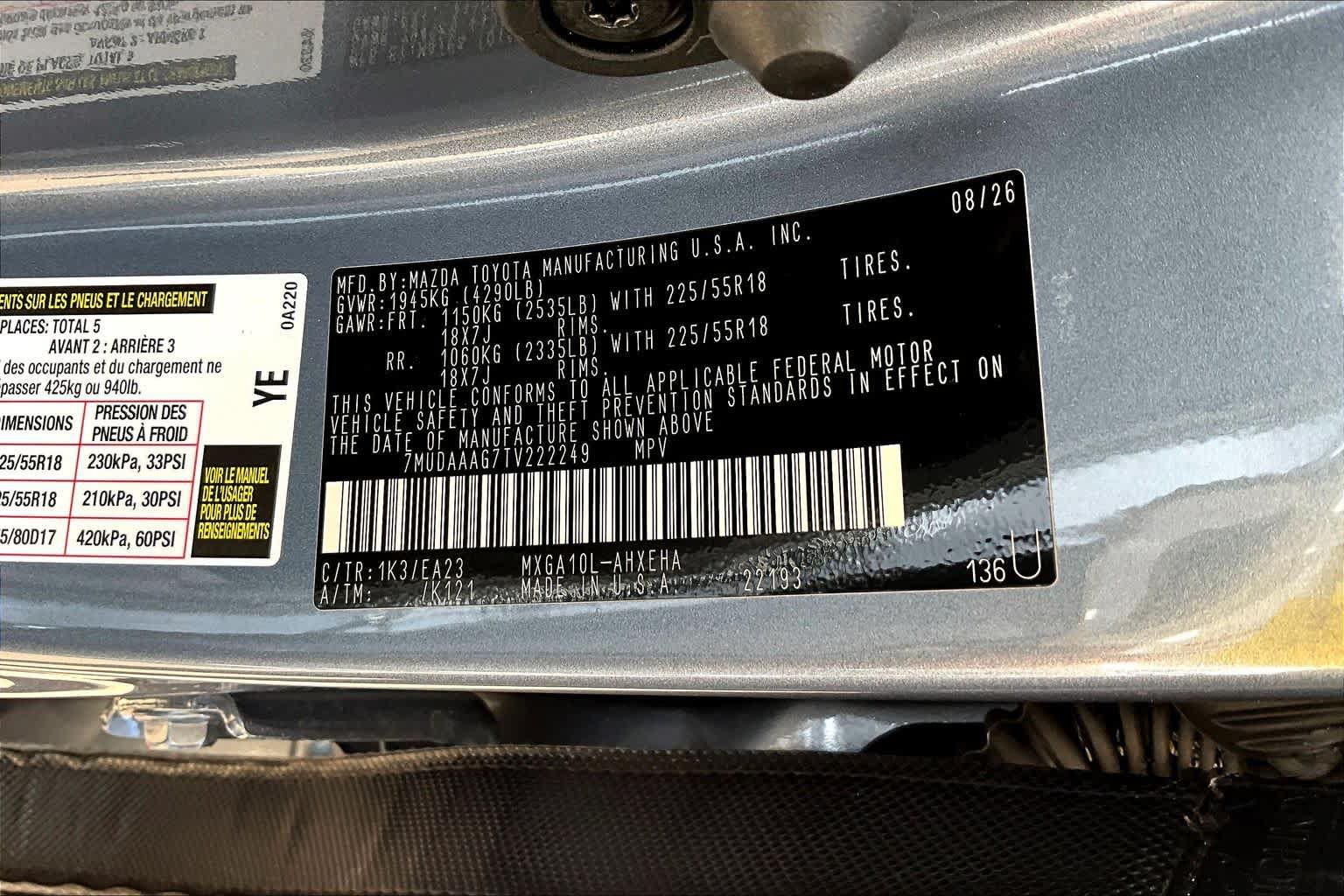Used 2026 Toyota Corolla Cross XLE w/ Convenience Package FWD image 34