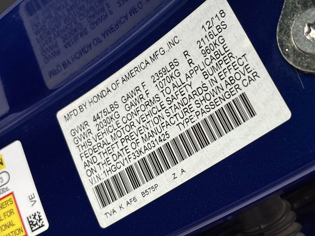 Used 2019 Honda Accord Sport image 33