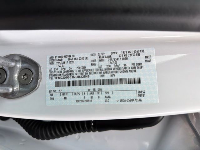 Used 2022 Ford Escape SE image 29