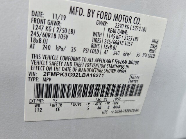 Used 2020 Ford Edge SE FWD image 16