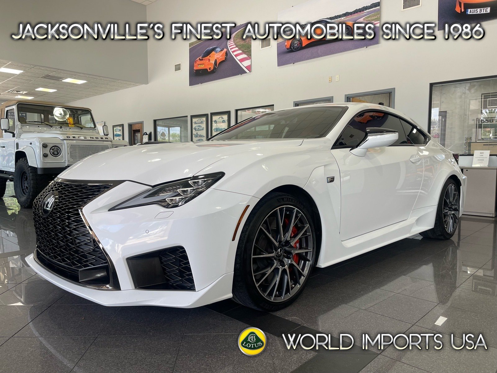 Used 2021 Lexus RC F w/ Premium Package RWD image 1