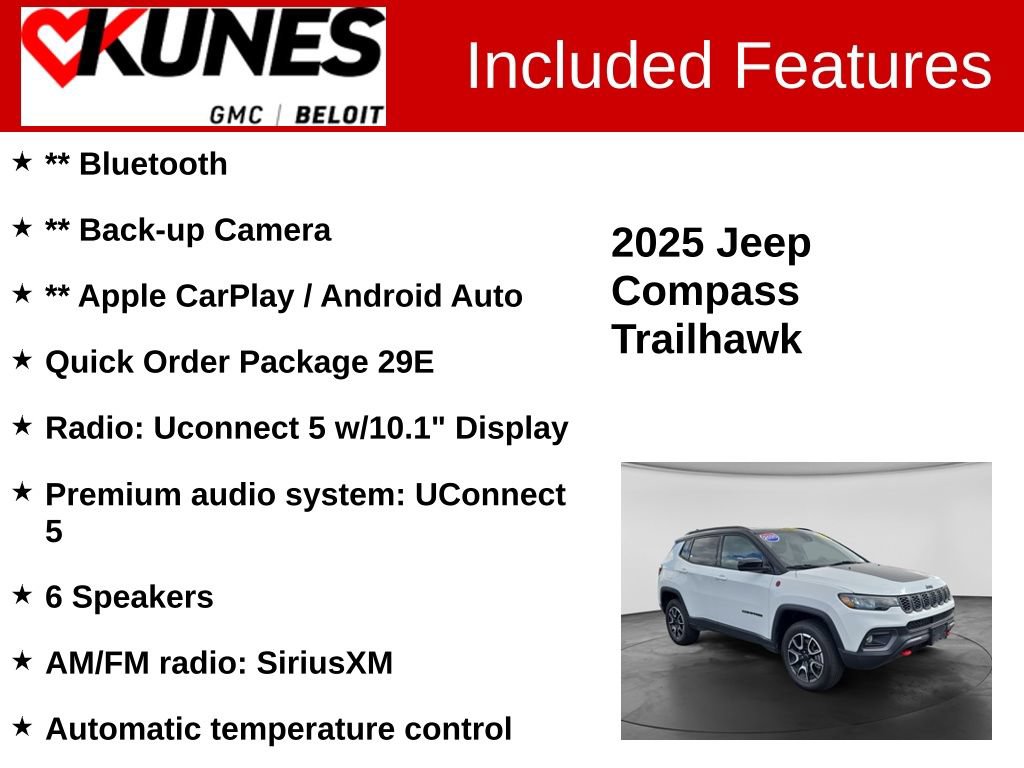 Used 2025 Jeep Compass Trailhawk AWD/4WD image 2