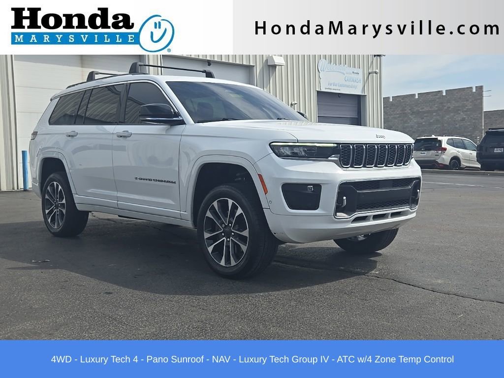 Used 2022 Jeep Grand Cherokee L Overland w/ Luxury Tech Group IV AWD/4WD image 1