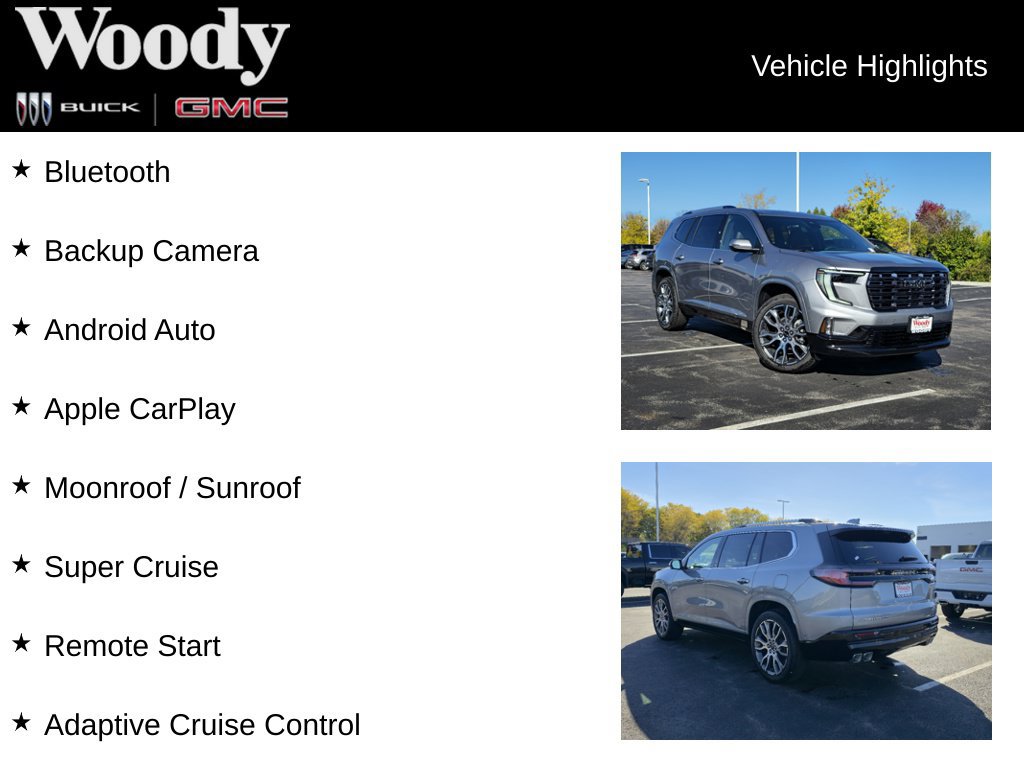 New 2027 GMC Acadia Denali Ultimate AWD/4WD image 3