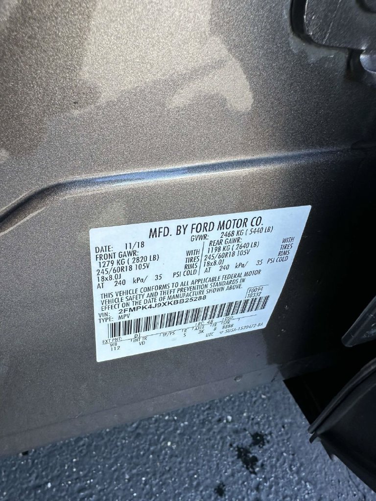 Certified 2019 Ford Edge SEL w/ Equipment Group 201A AWD/4WD image 22