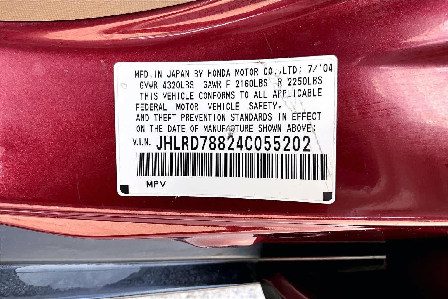Used 2004 Honda CR-V EX image 34