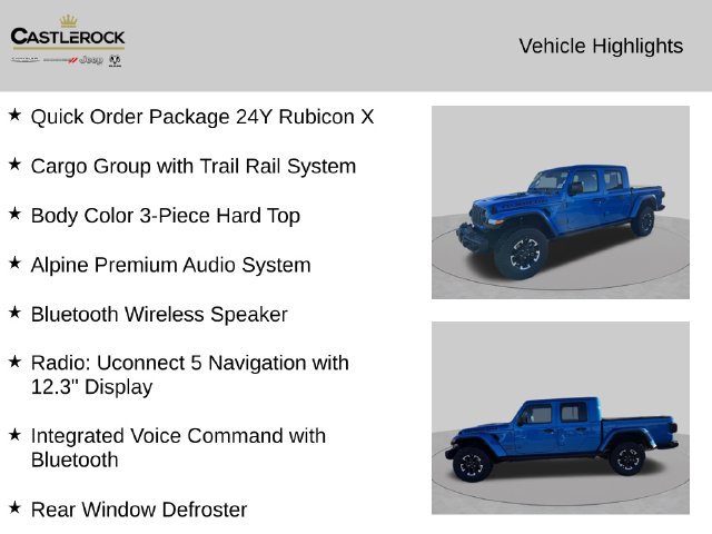 New 2026 Jeep Gladiator Rubicon AWD/4WD image 2