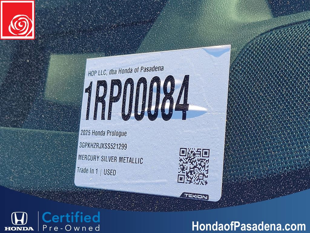 Certified 2025 Honda Prologue Elite image 35