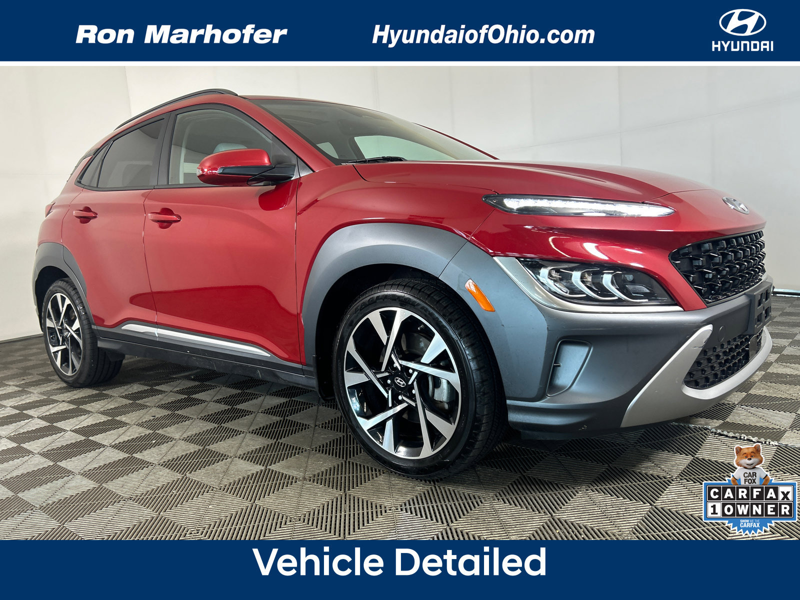 Certified 2022 Hyundai Kona Limited w/ Cargo Package
