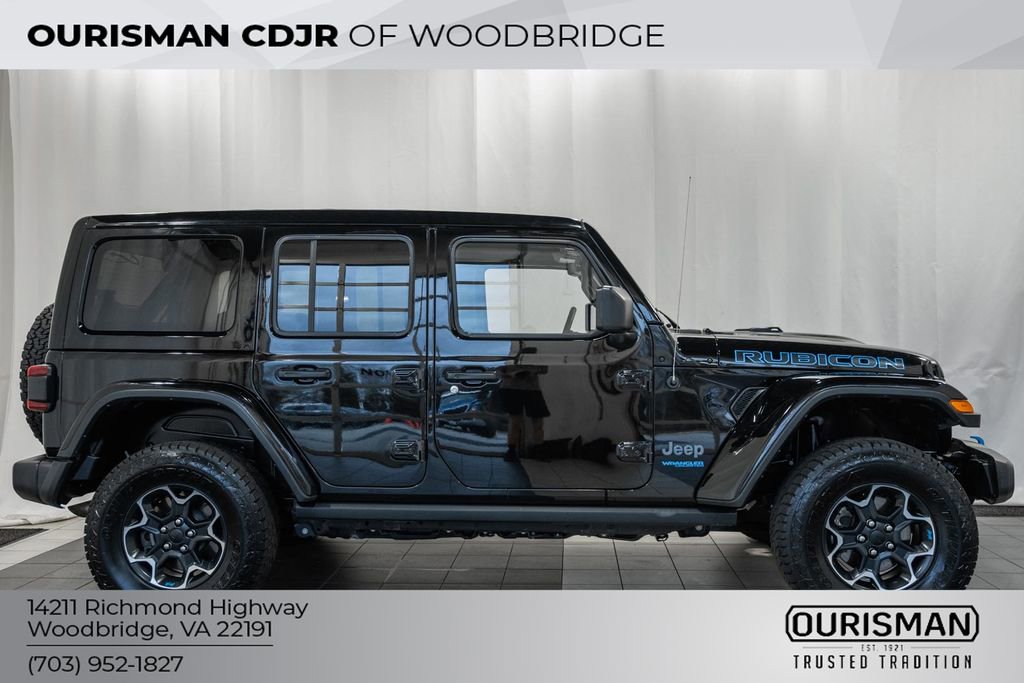 Used 2022 Jeep Wrangler Unlimited Rubicon 4xe w/ Cold Weather Group image 3