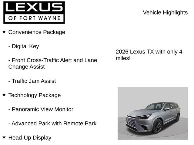 New 2026 Lexus TX 350 AWD w/ Technology Package image 7