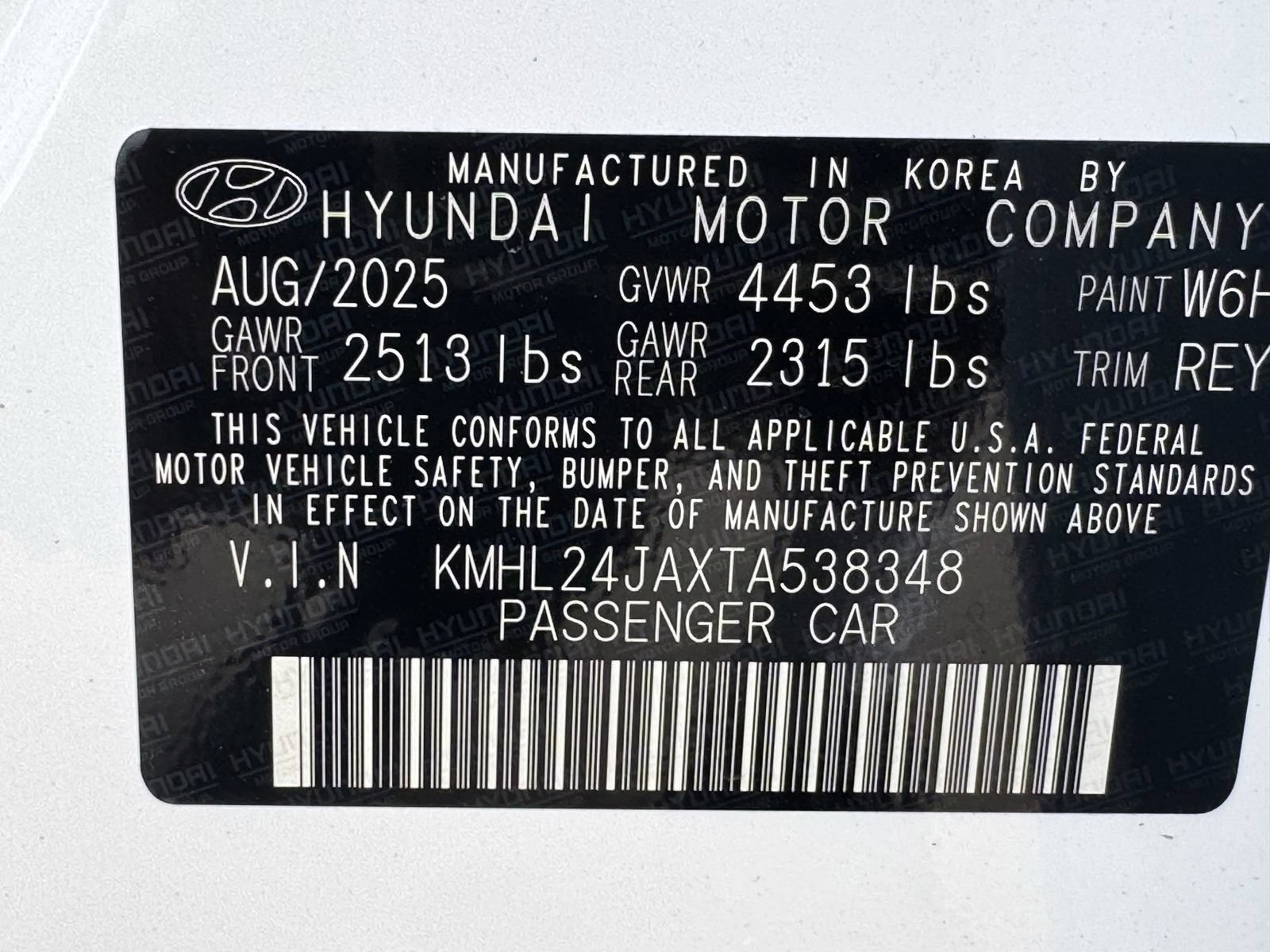 Certified 2026 Hyundai Sonata SE FWD image 28