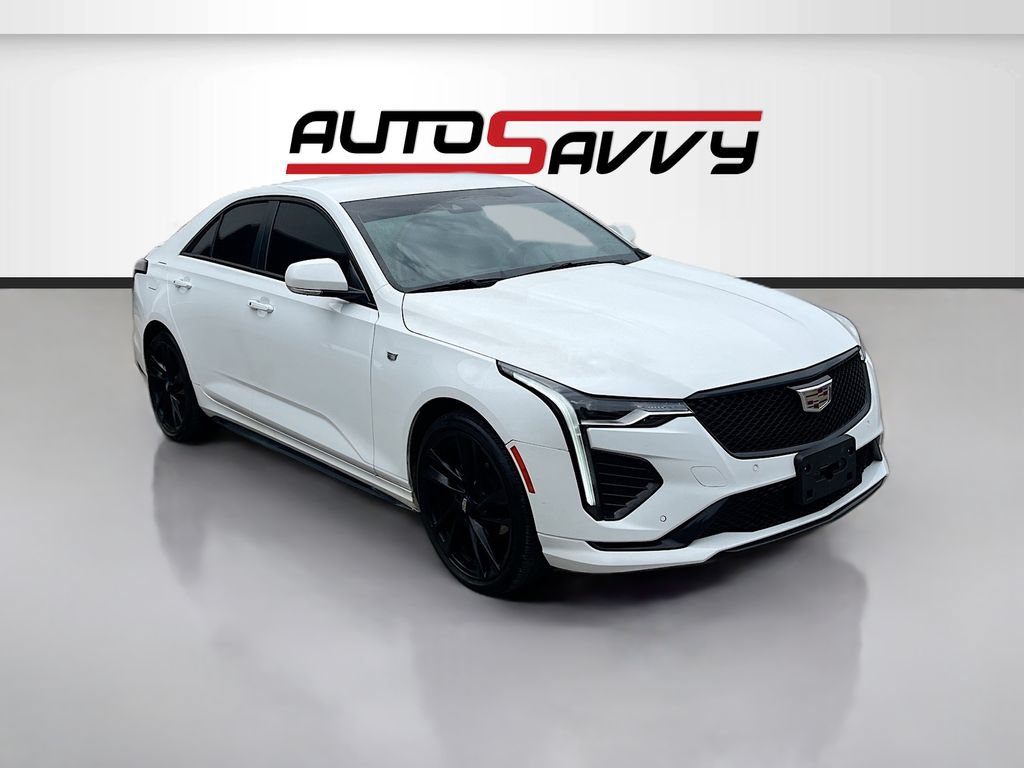 Used 2024 Cadillac CT4 Sport w/ LPO, Blue Accent Package AWD/4WD image 1