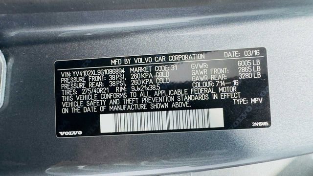 Used 2016 Volvo XC90 T5 Inscription w/ Vision Package AWD/4WD image 37