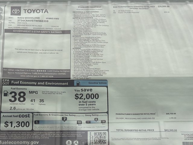 New 2026 Toyota RAV4 AWD image 25