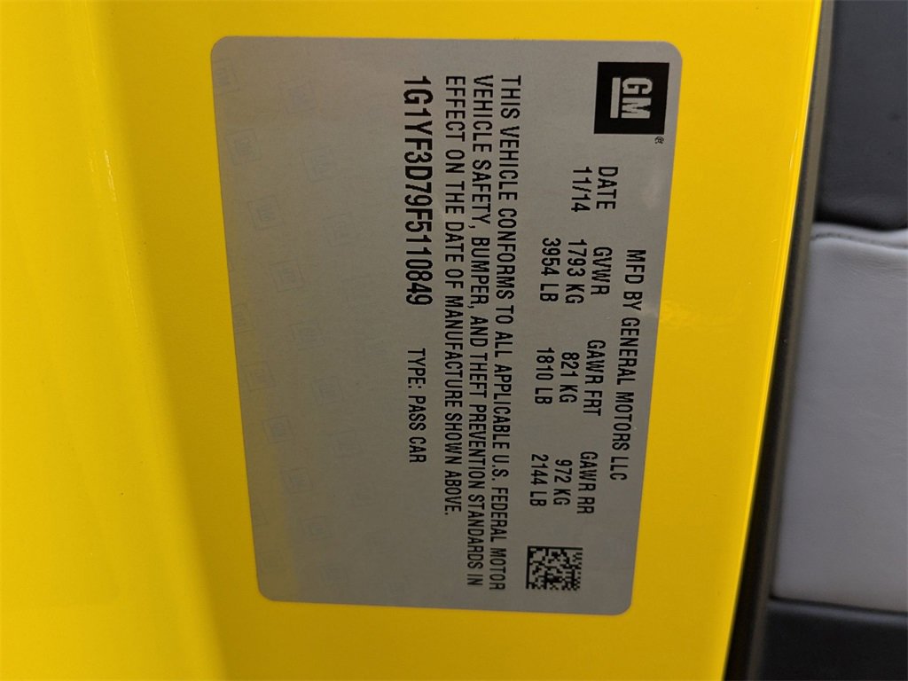 Used 2015 Chevrolet Corvette Stingray Convertible w/ 3LT Preferred Equipment Group image 21