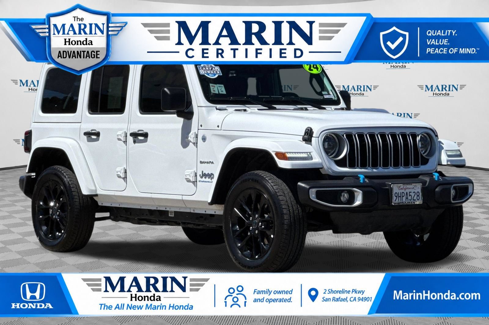 Used 2024 Jeep Wrangler Unlimited Sahara AWD/4WD 360° Tour